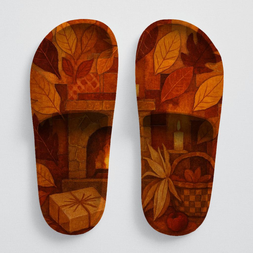 Autumn Hearth Collage custom slides