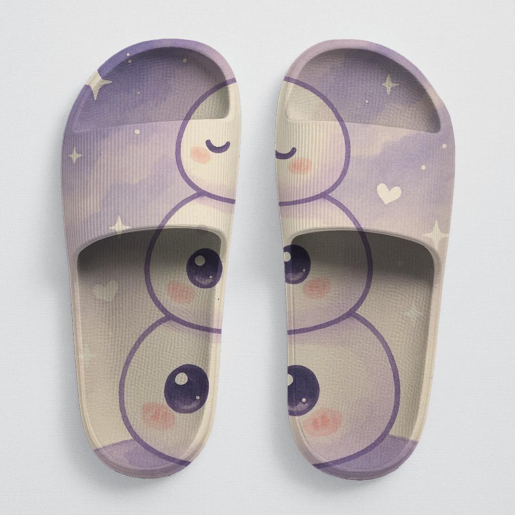 Mochi Moon Mates sporty rubber slides