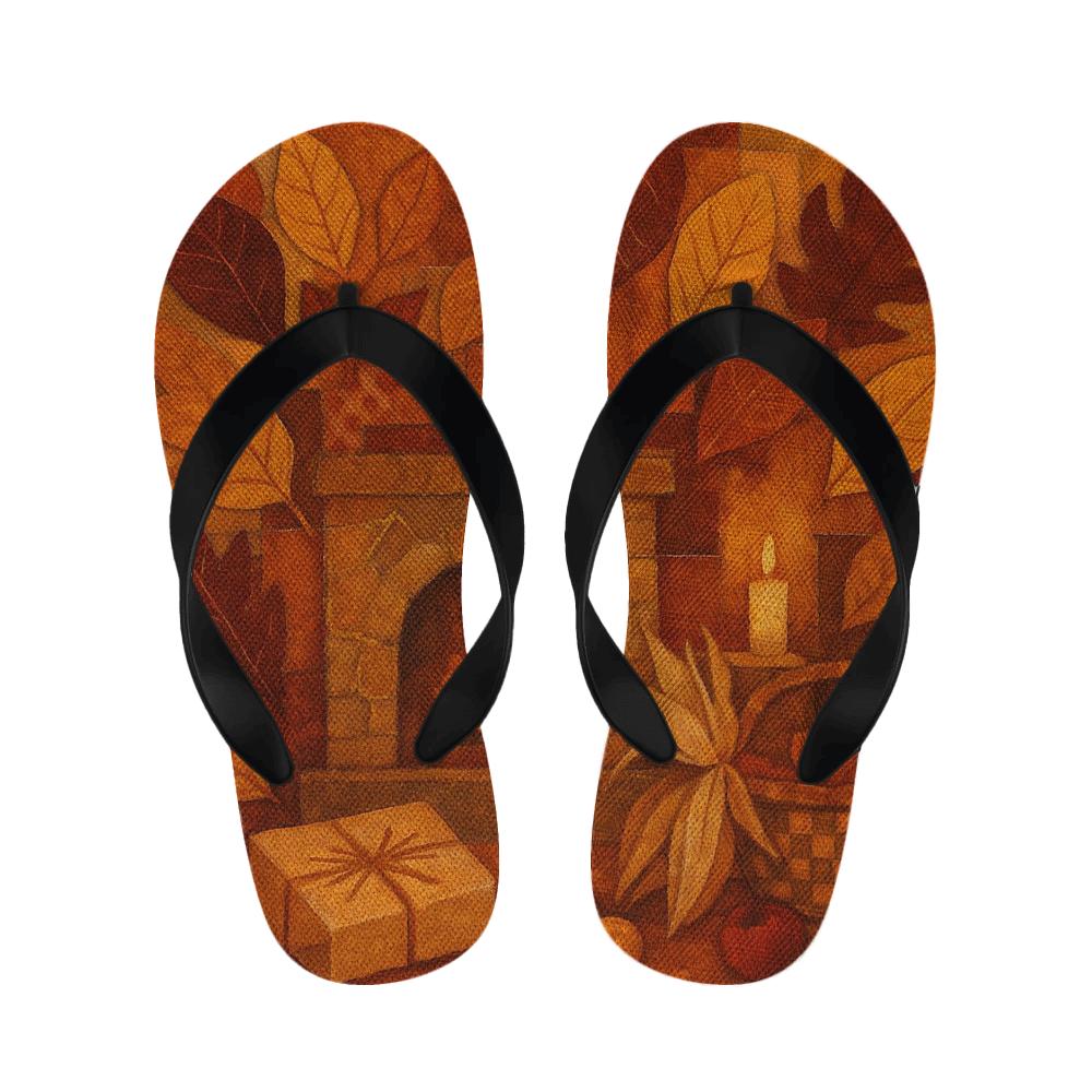 Autumn Hearth Collage stylish house slippers