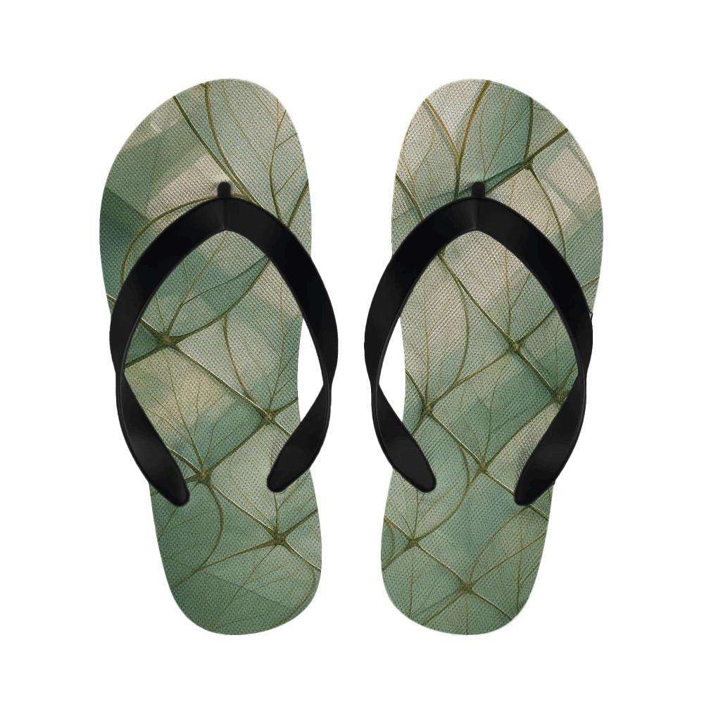 Petal Vein Lattice unique printed slipperscustom slippers