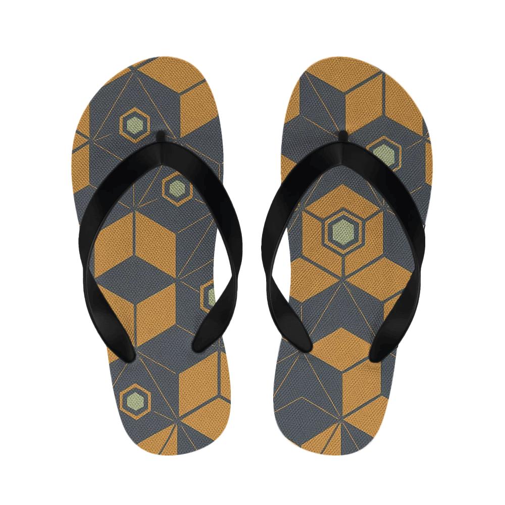 Hex Net Mosaic custom slippers