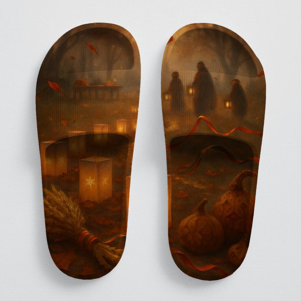 Autumn Lantern Procession stylish pool slides