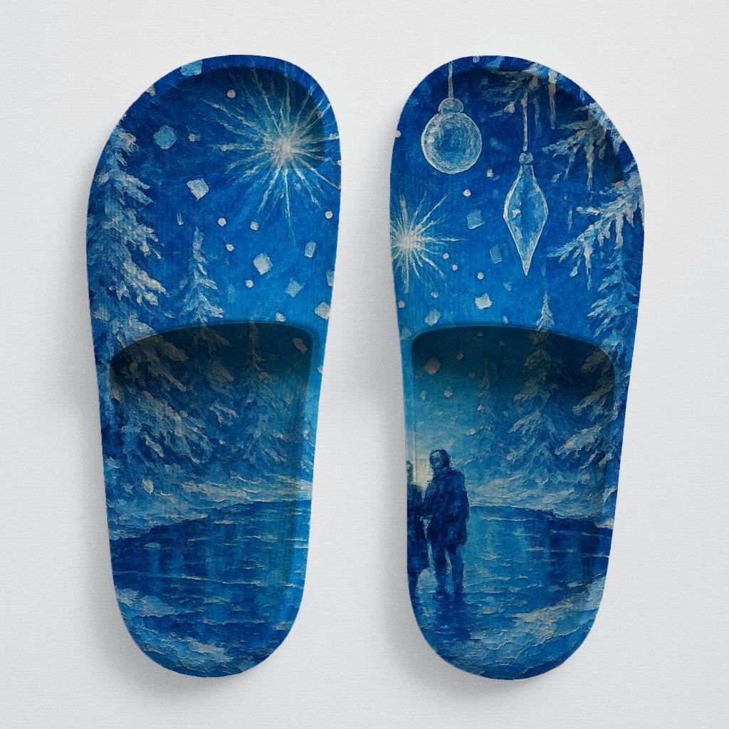 Frosted Midnight Spark unique printed slides