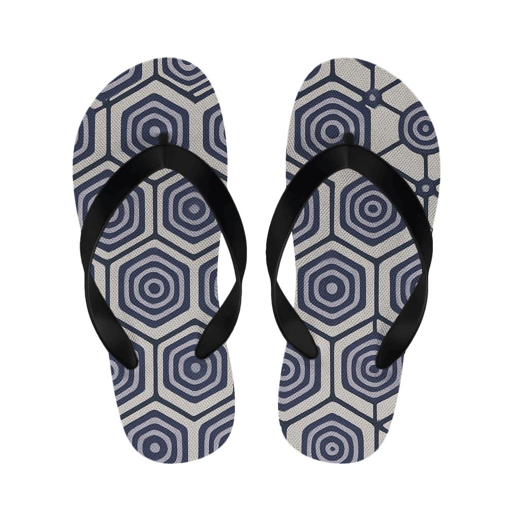 Hexagonal Pulse Grid soft sole slippers