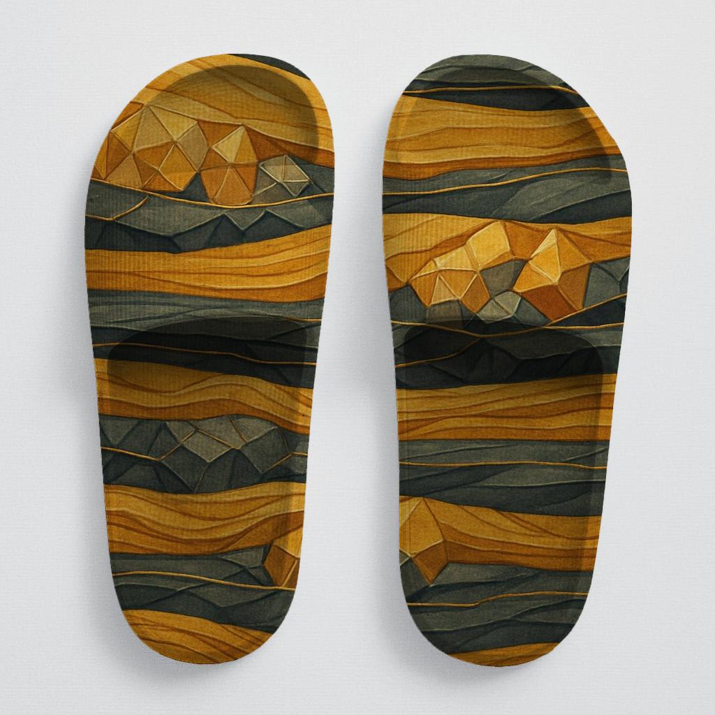 Veined Strata Tapestry unique printed slides