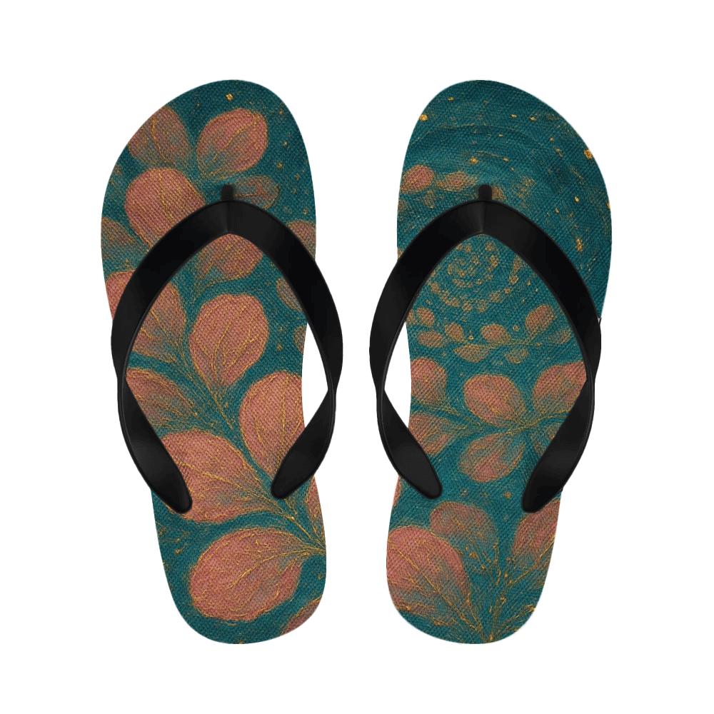 Petal Spiral Mosaic comfortable indoor slippers