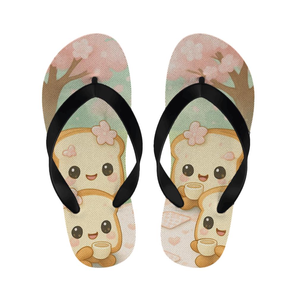 Sakura Toast Squad personalized cozy slippers