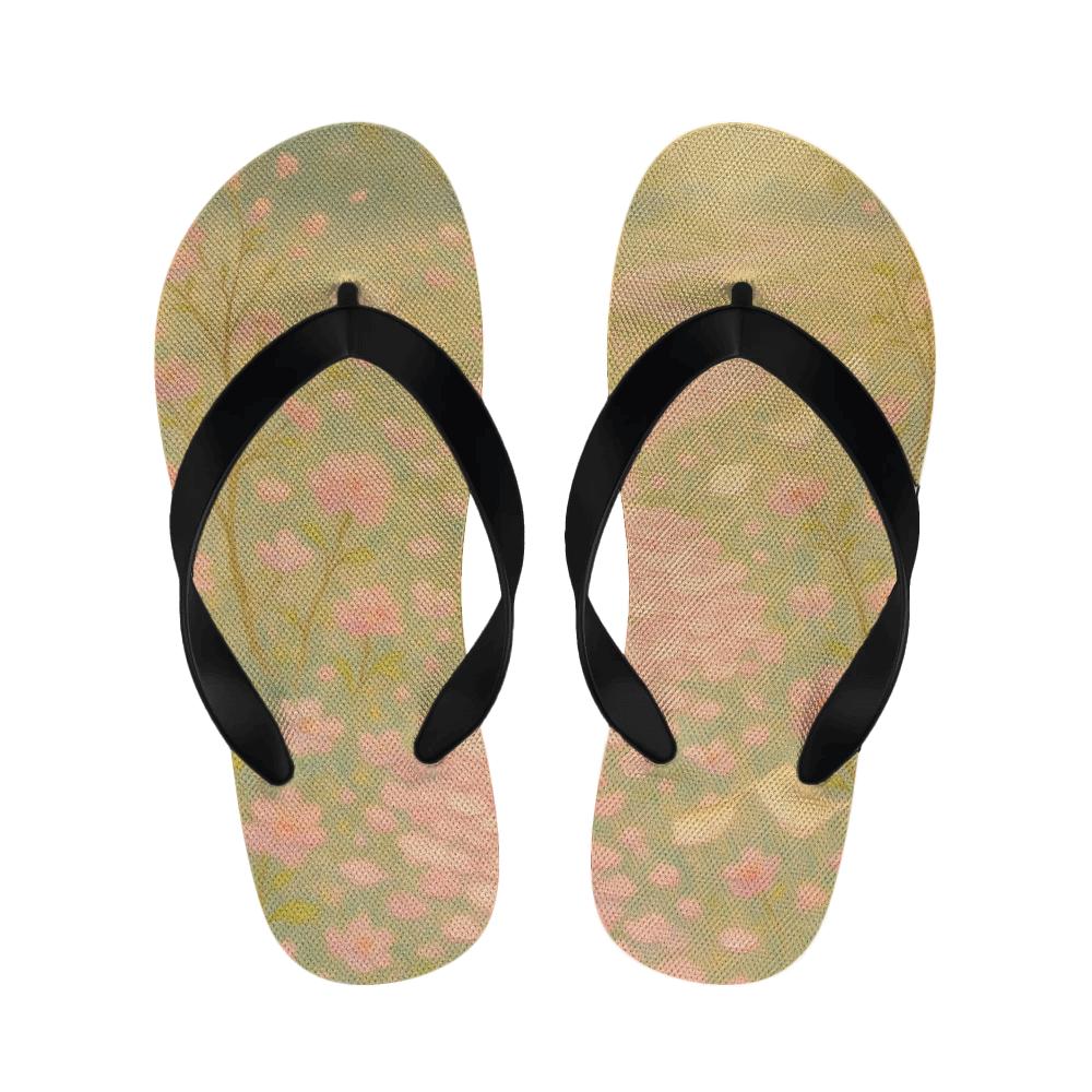 Spring Equinox Petal Parade designer logo slippers