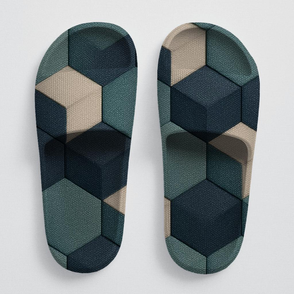 Hex Weave Modulation comfortable casual slides