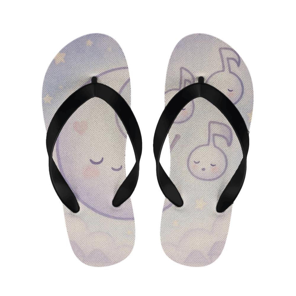Mochi Moon Melody unique printed slipperscustom slippers