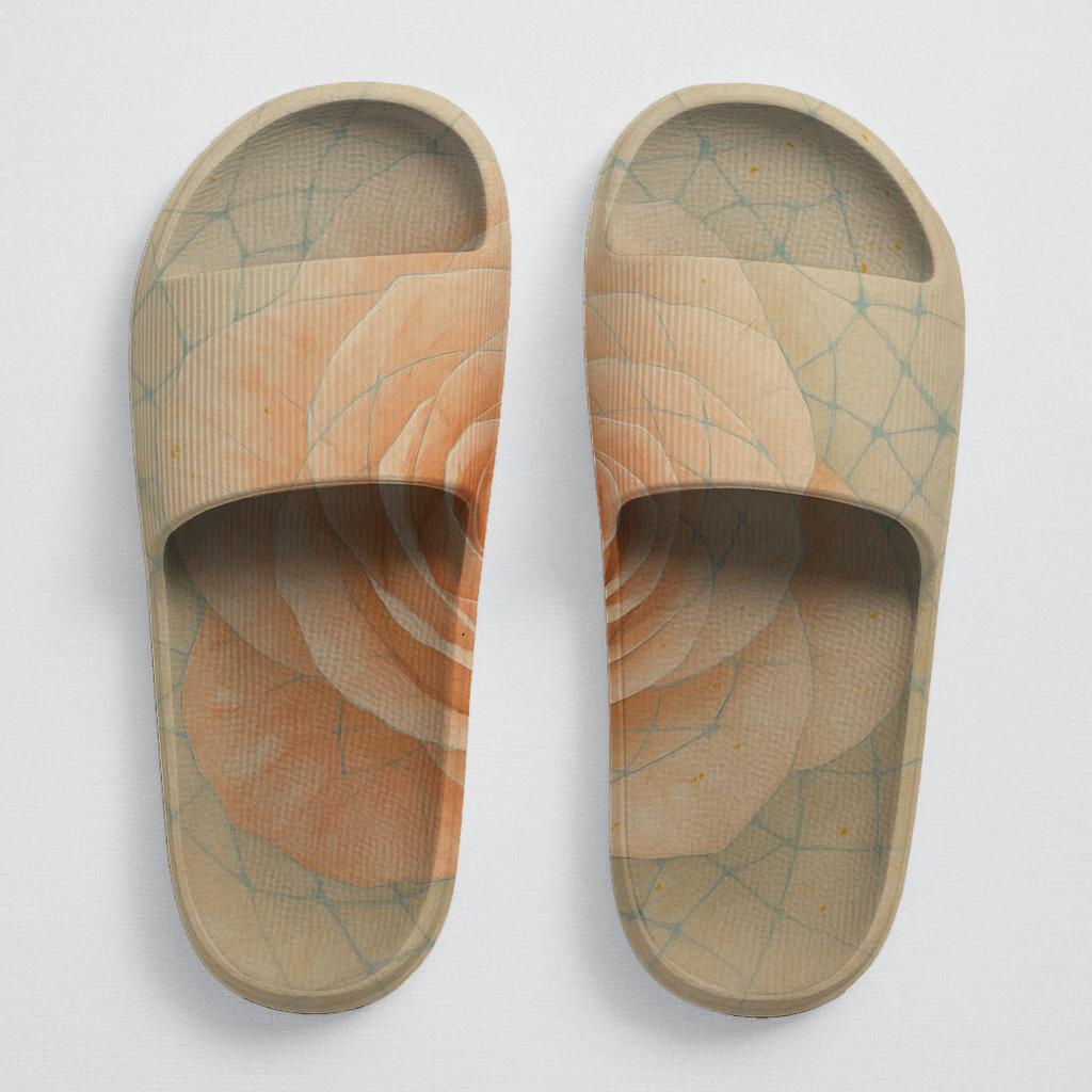 Petal Spiral Lattice soft footbed slides