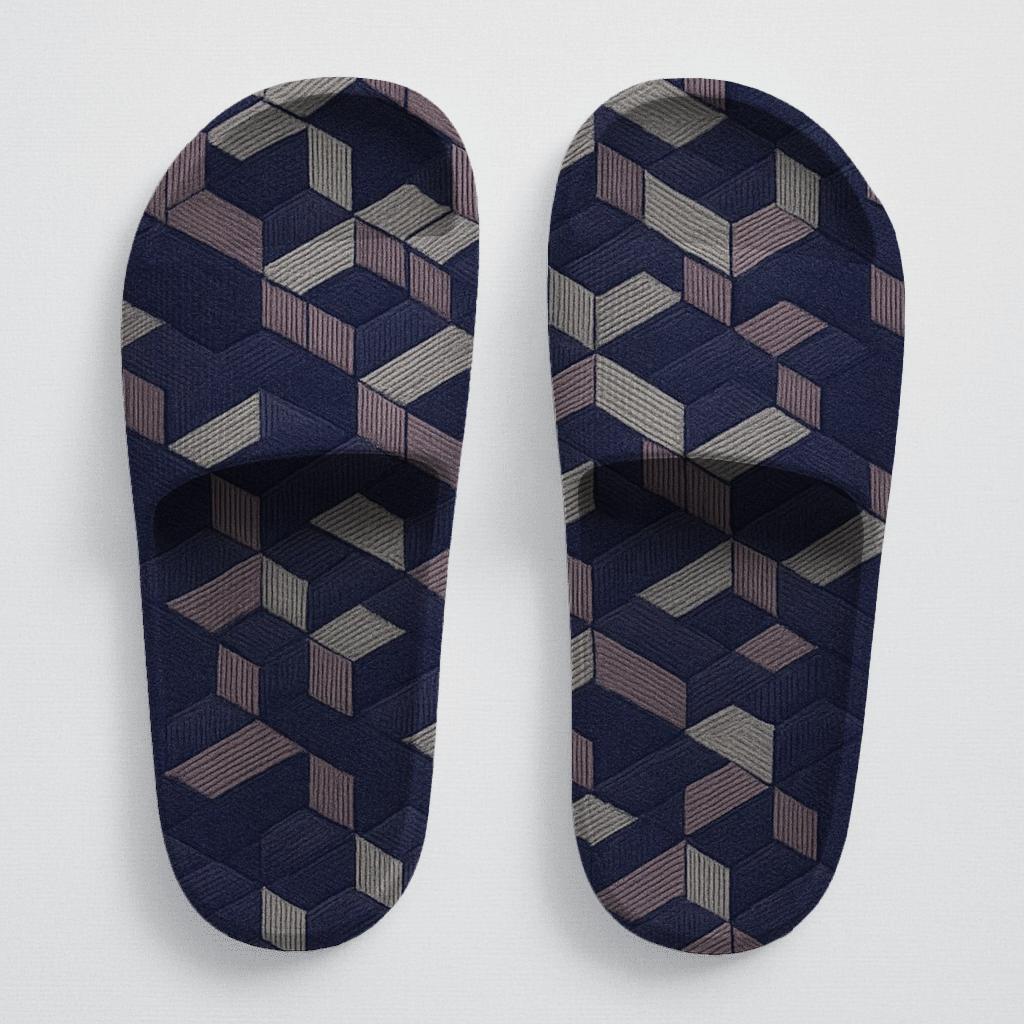 Hexagonal Weave Drift designer logo slides