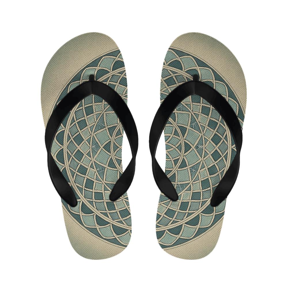 Radial Petal Lattice unique printed slipperscustom slippers