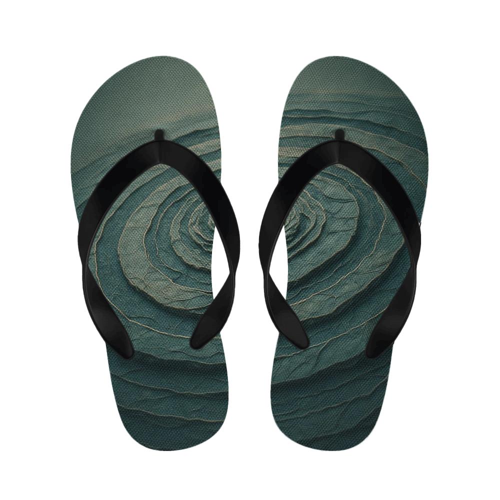 Strata Echo Mandala unique printed slippers