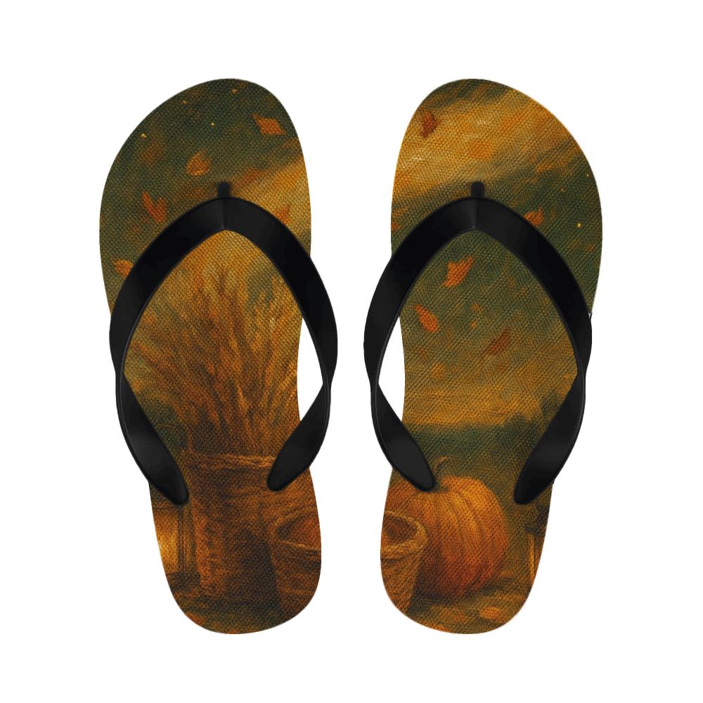 Autumn Harvest Aurora personalized cozy slippers