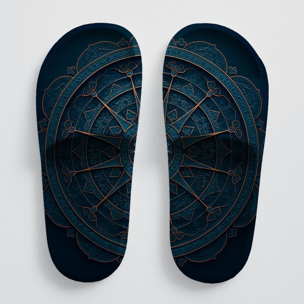 Radial Fractal Compass stylish pool slides