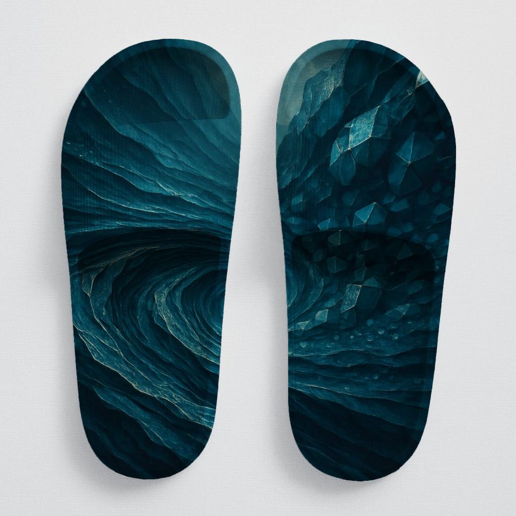 Eddy Vein Constellation sporty rubber slides