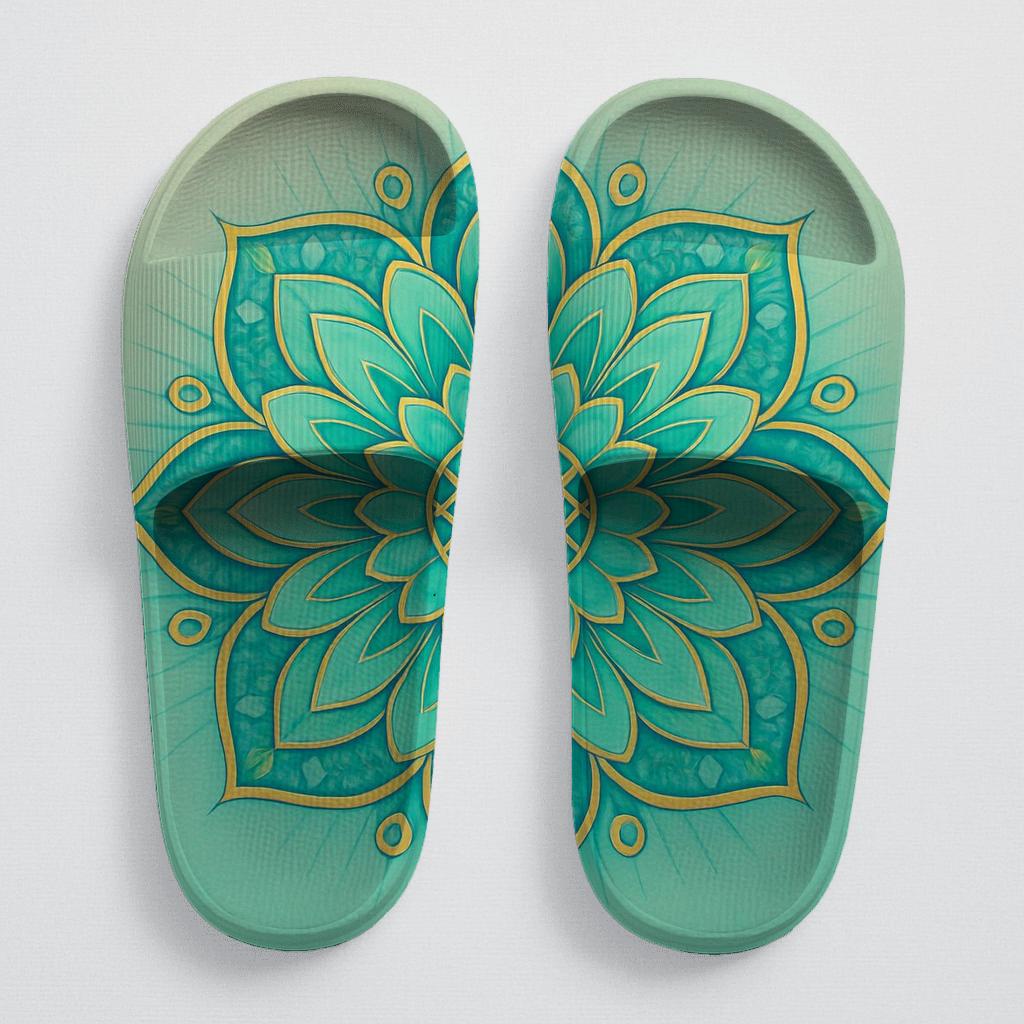 Petal Orbit Mosaic designer logo slides