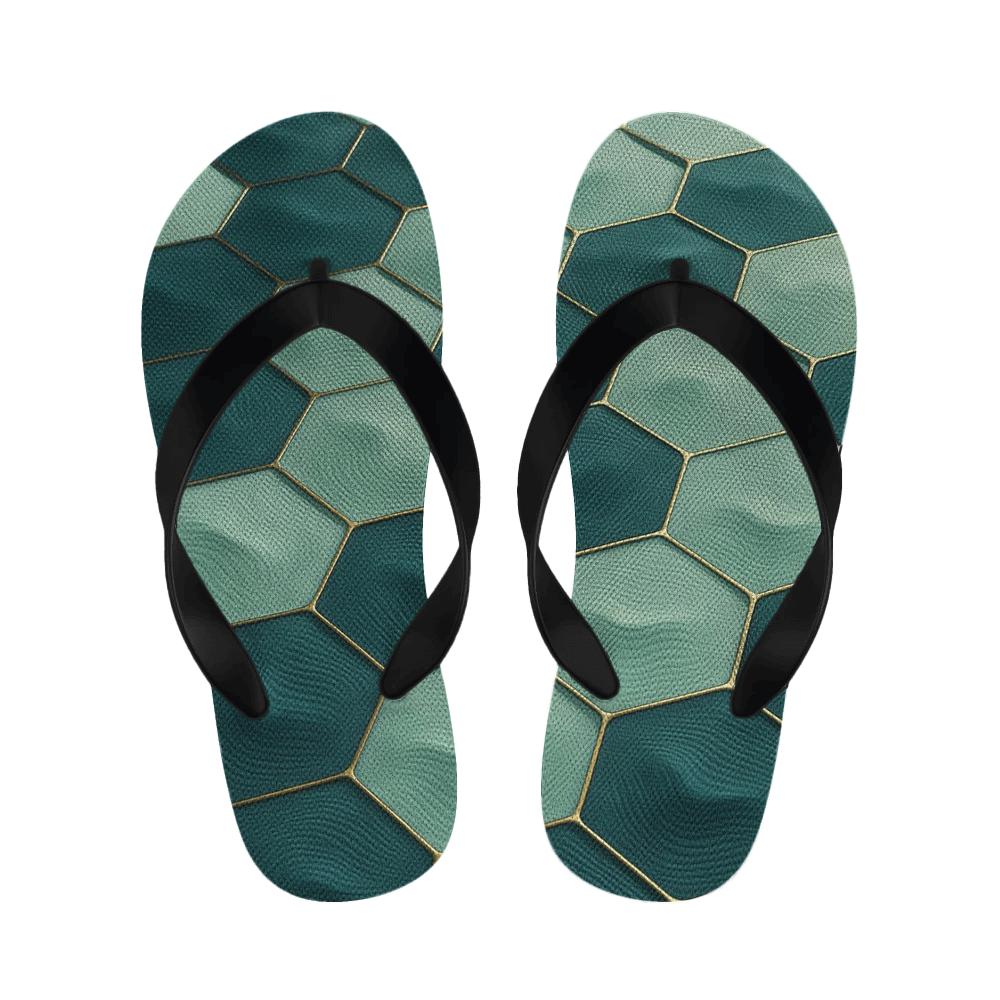 Modulated Hex Weave soft sole slippers