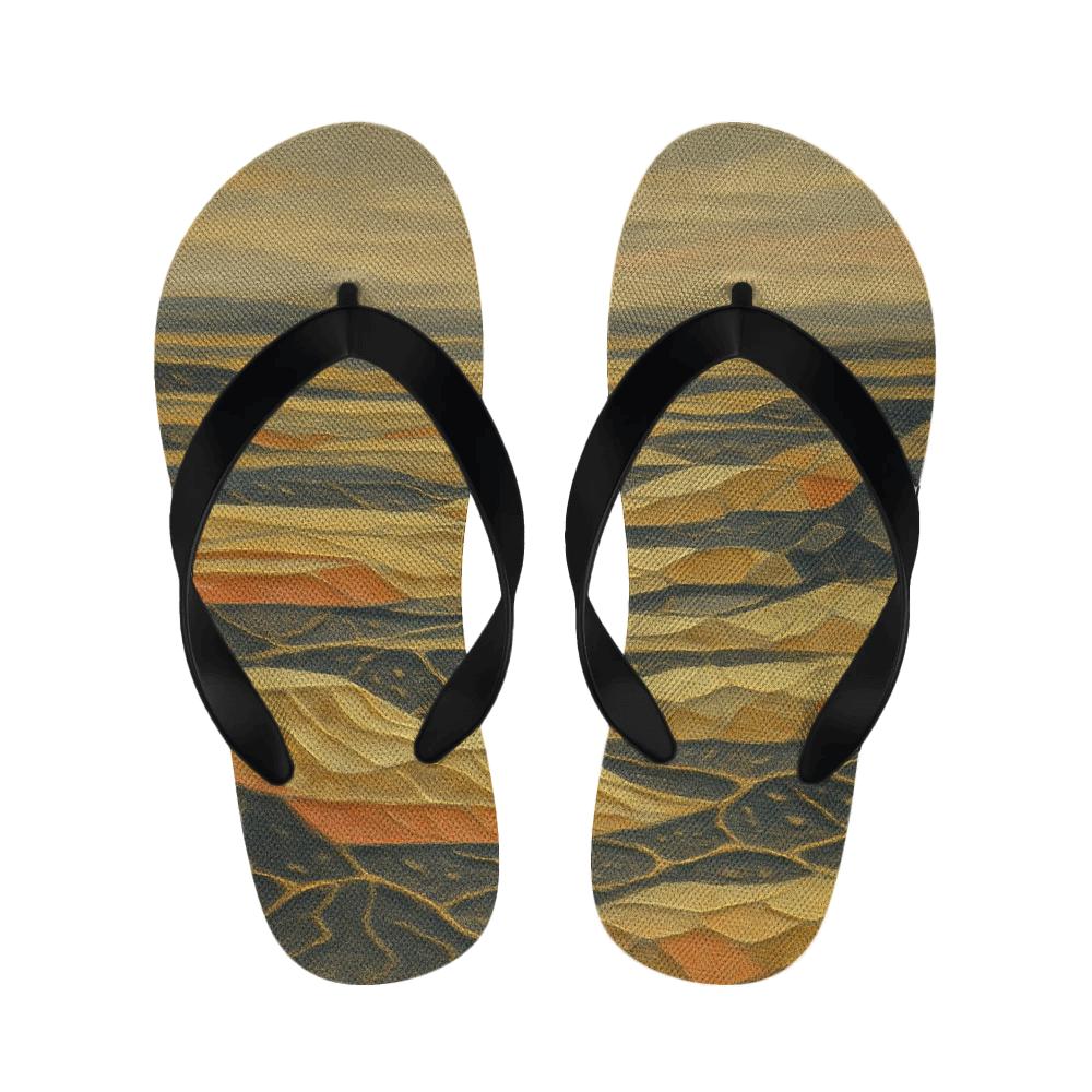 Strata Veil Mosaic custom slippers