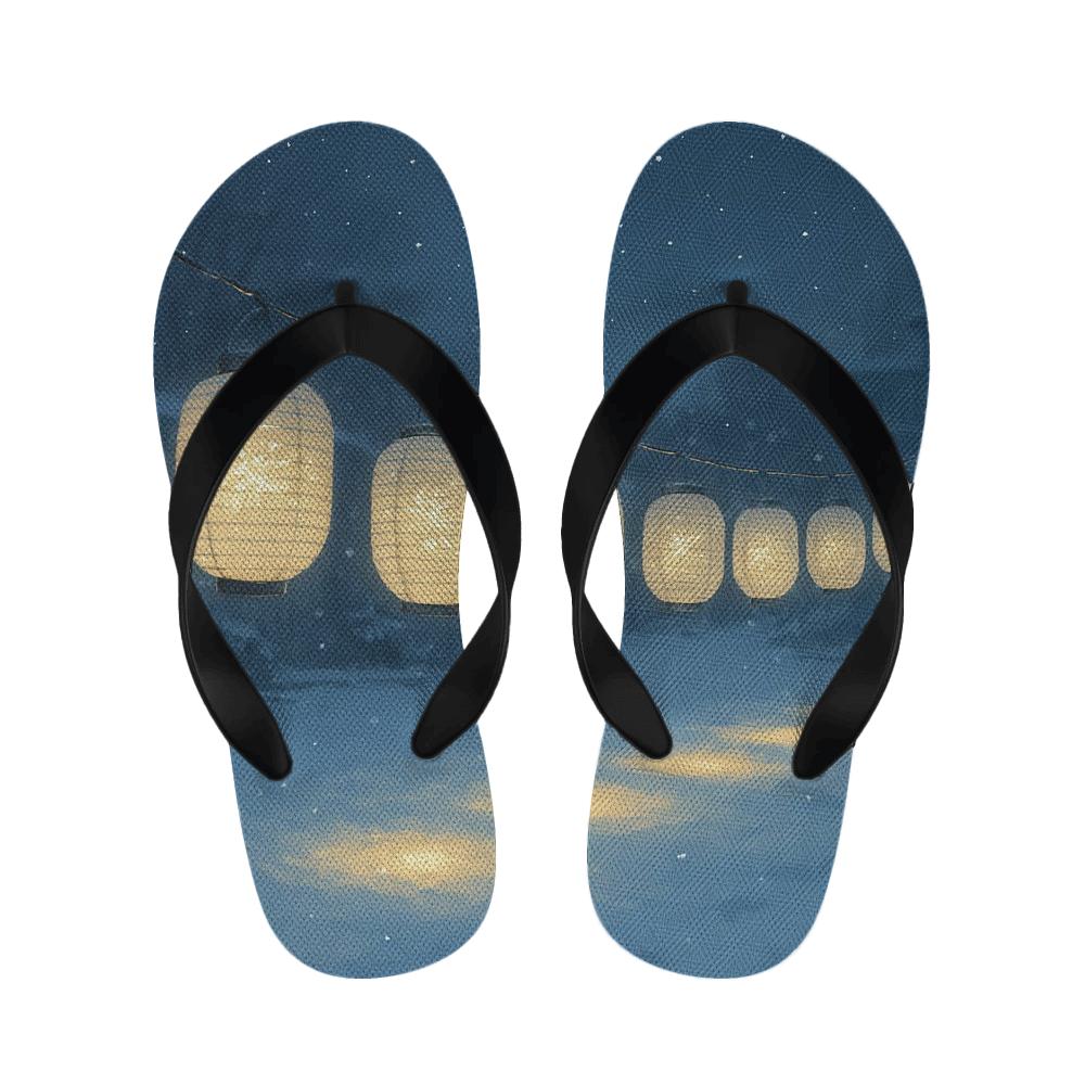Winter Lantern Constellation custom slippers