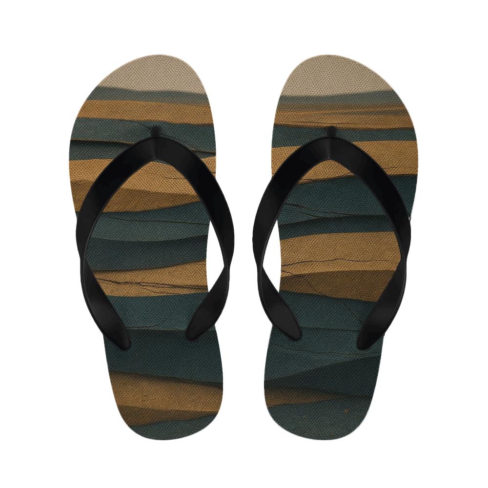 Stratum Ribbon Tapestry designer logo slippers