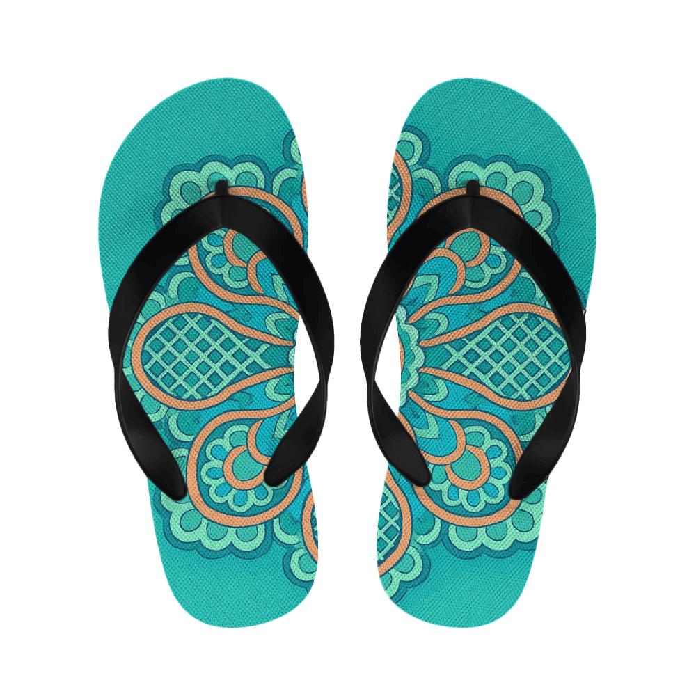 Iridescent Radiant Lattice unique printed slippers