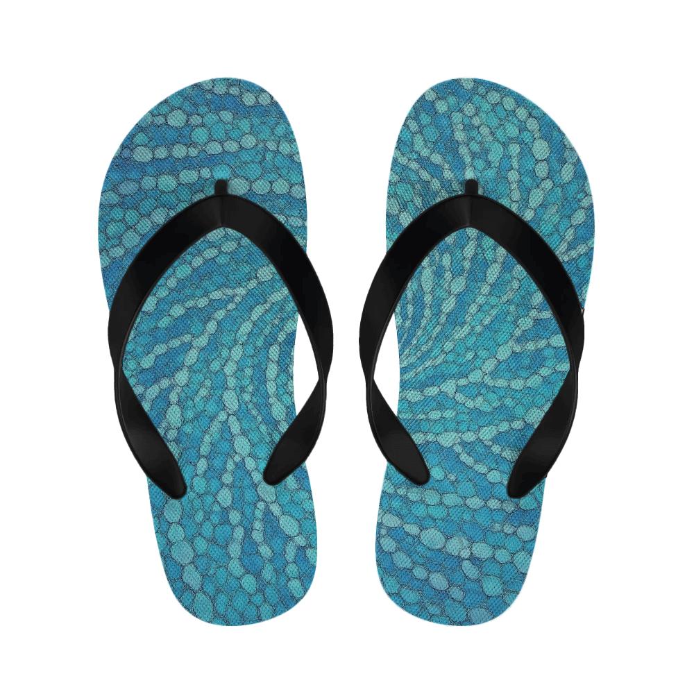 Vortex Pebble Lattice personalized cozy slippers