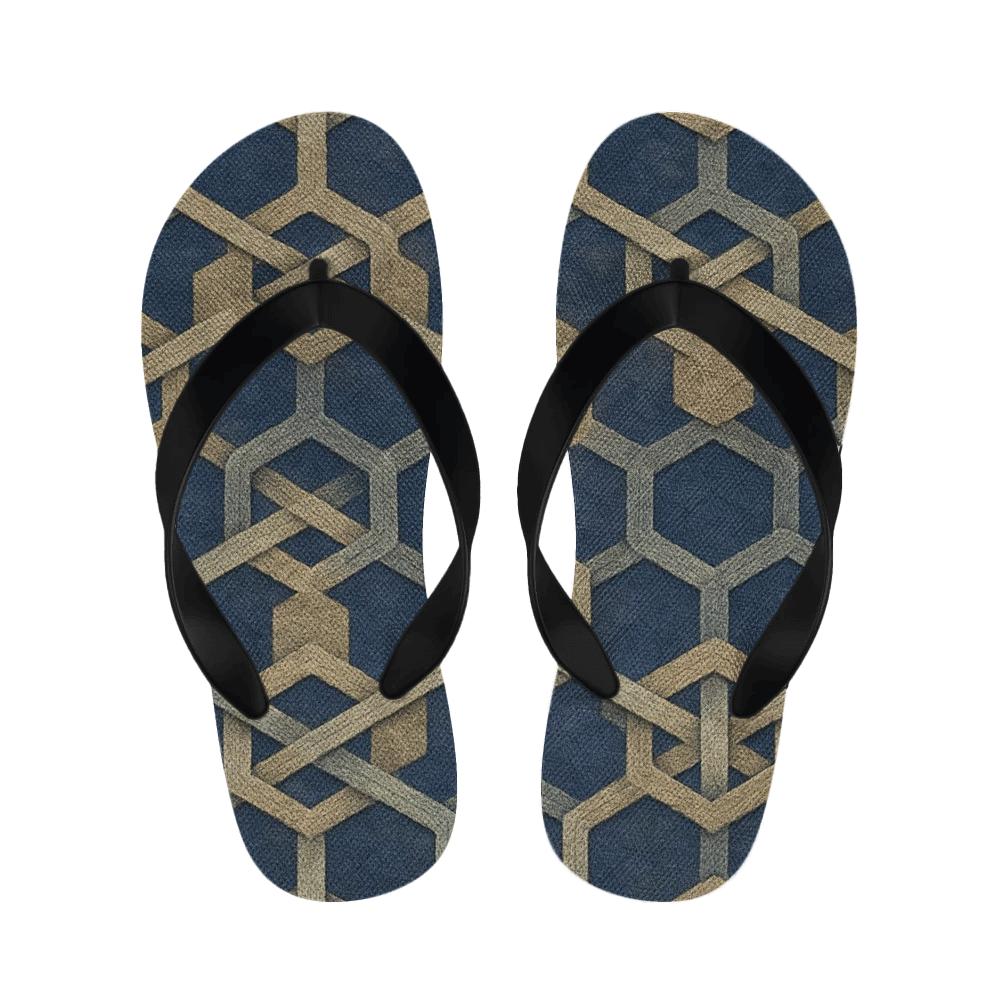 Celestial Hex Weave stylish house slippers