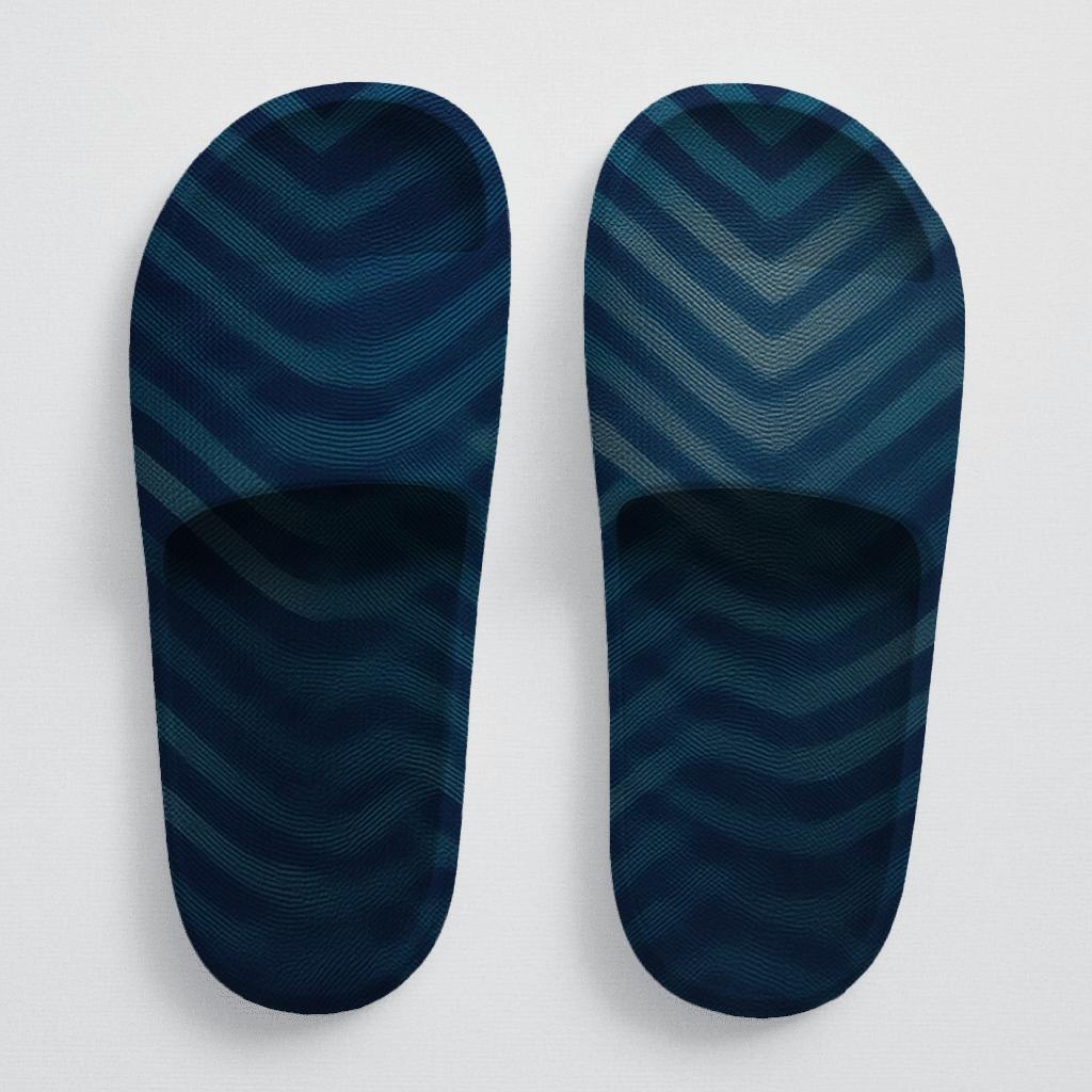 Moire Chevron Cascade custom slides