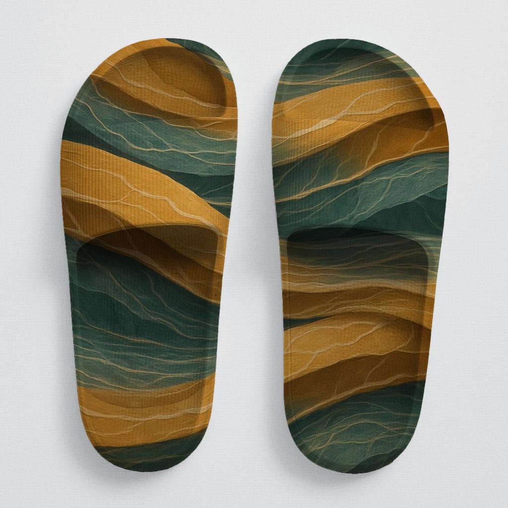 Strata Ribbon Tapestry comfortable casual slides