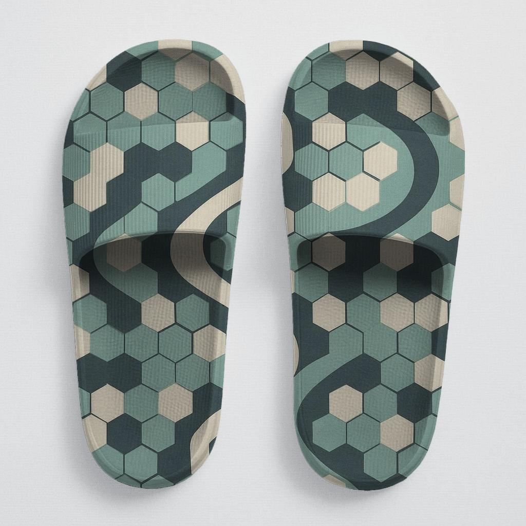 Hexa Grid Drift trendy summer slides