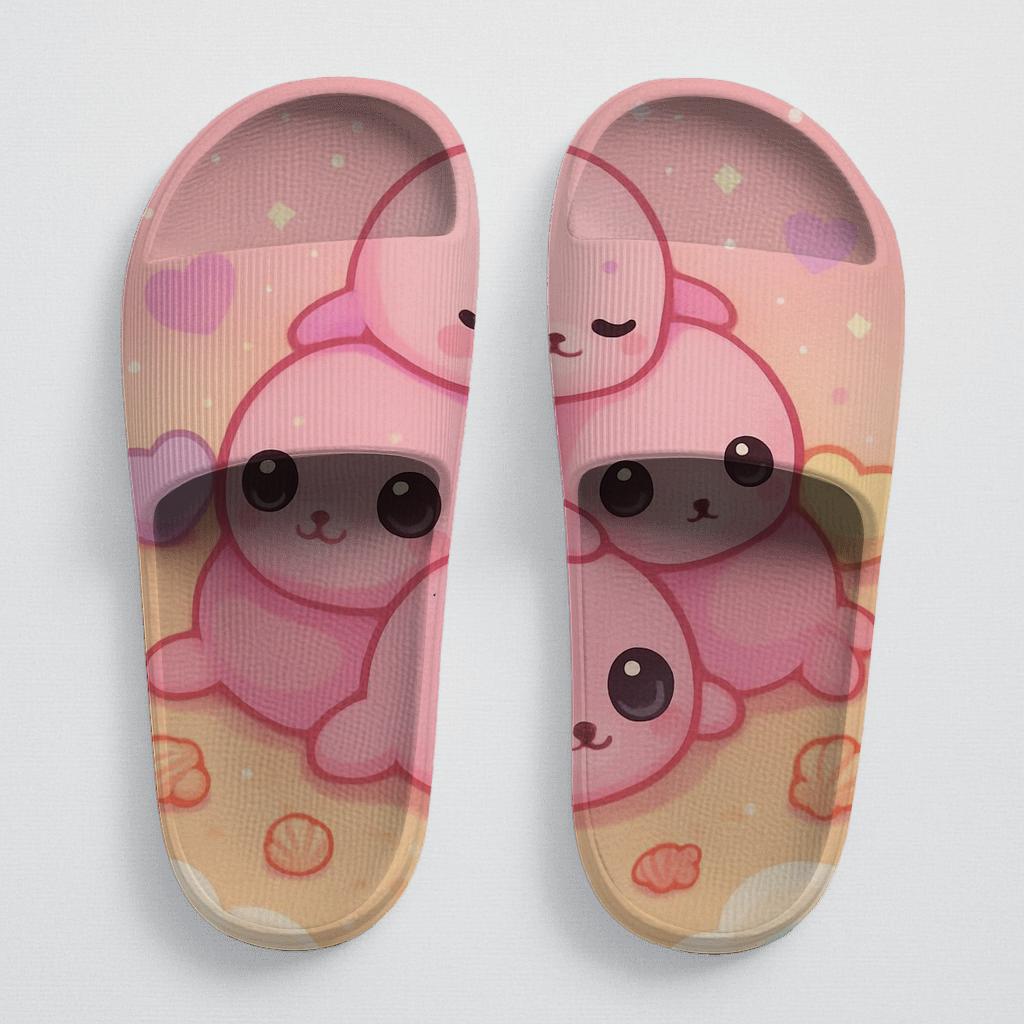 Bubblegum Seal Slumber unique printed slides