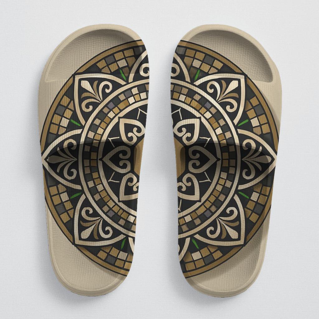 Orbital Lattice Medallion designer logo slides