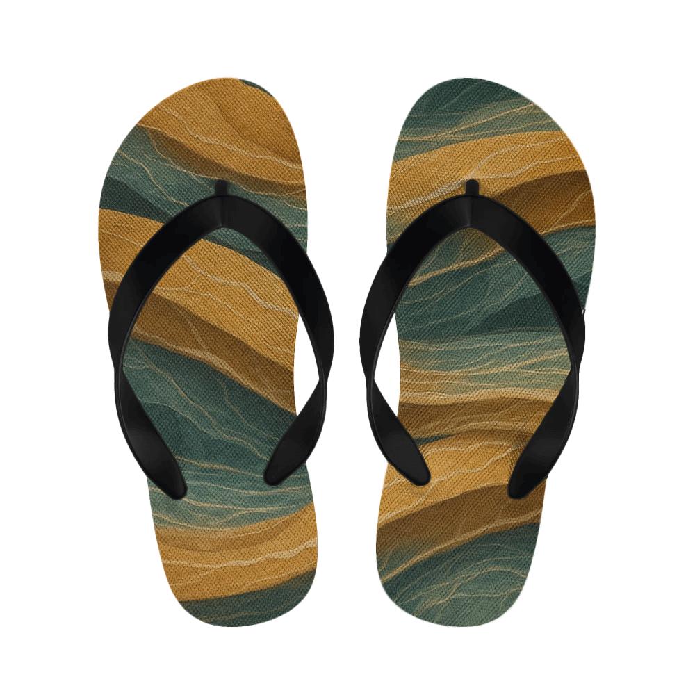 Strata Ribbon Tapestry warm fleece slippers