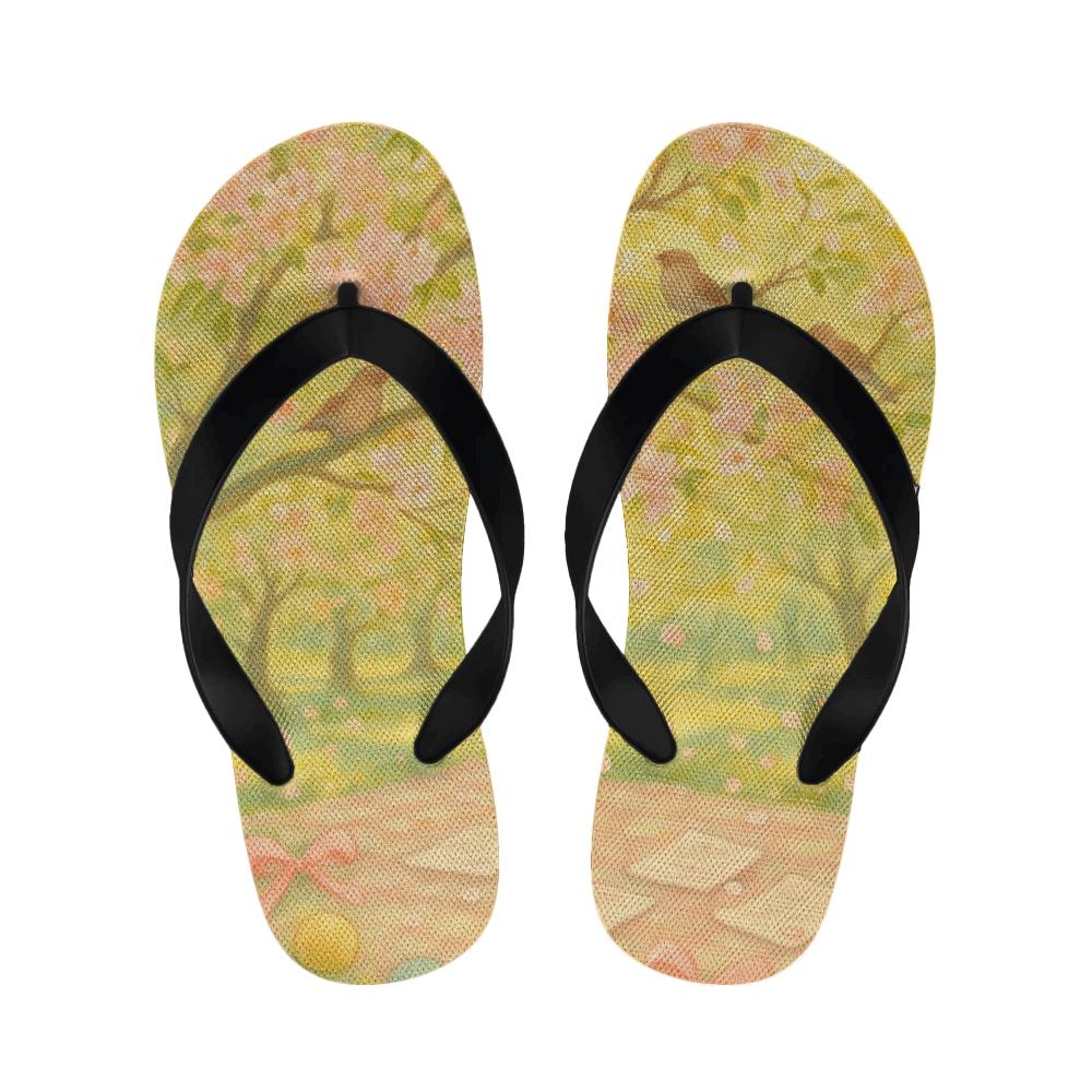 Spring Orchard Confetti comfortable indoor slippers