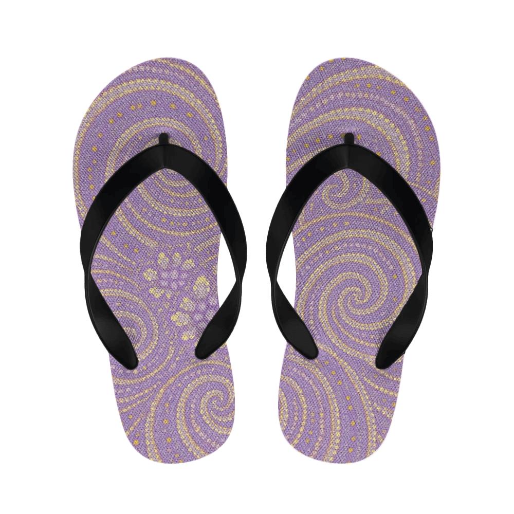 Spiral Puncta Mosaic trendy casual slippers