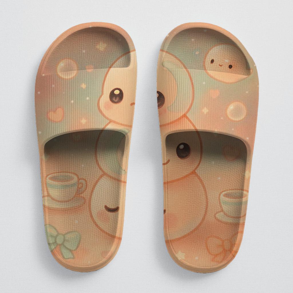 Peach Mochi Moonlets stylish pool slides