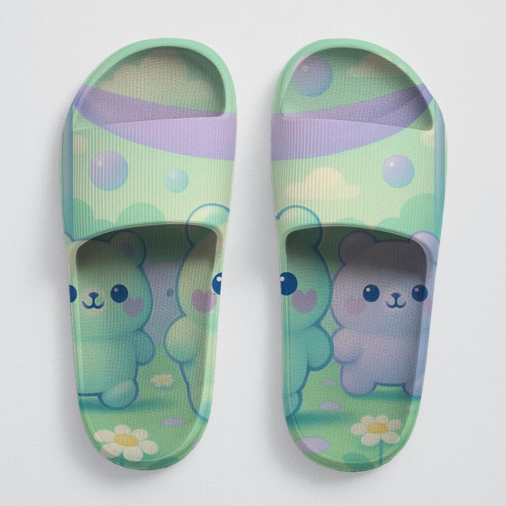 Bubble Bear Parade trendy summer slides