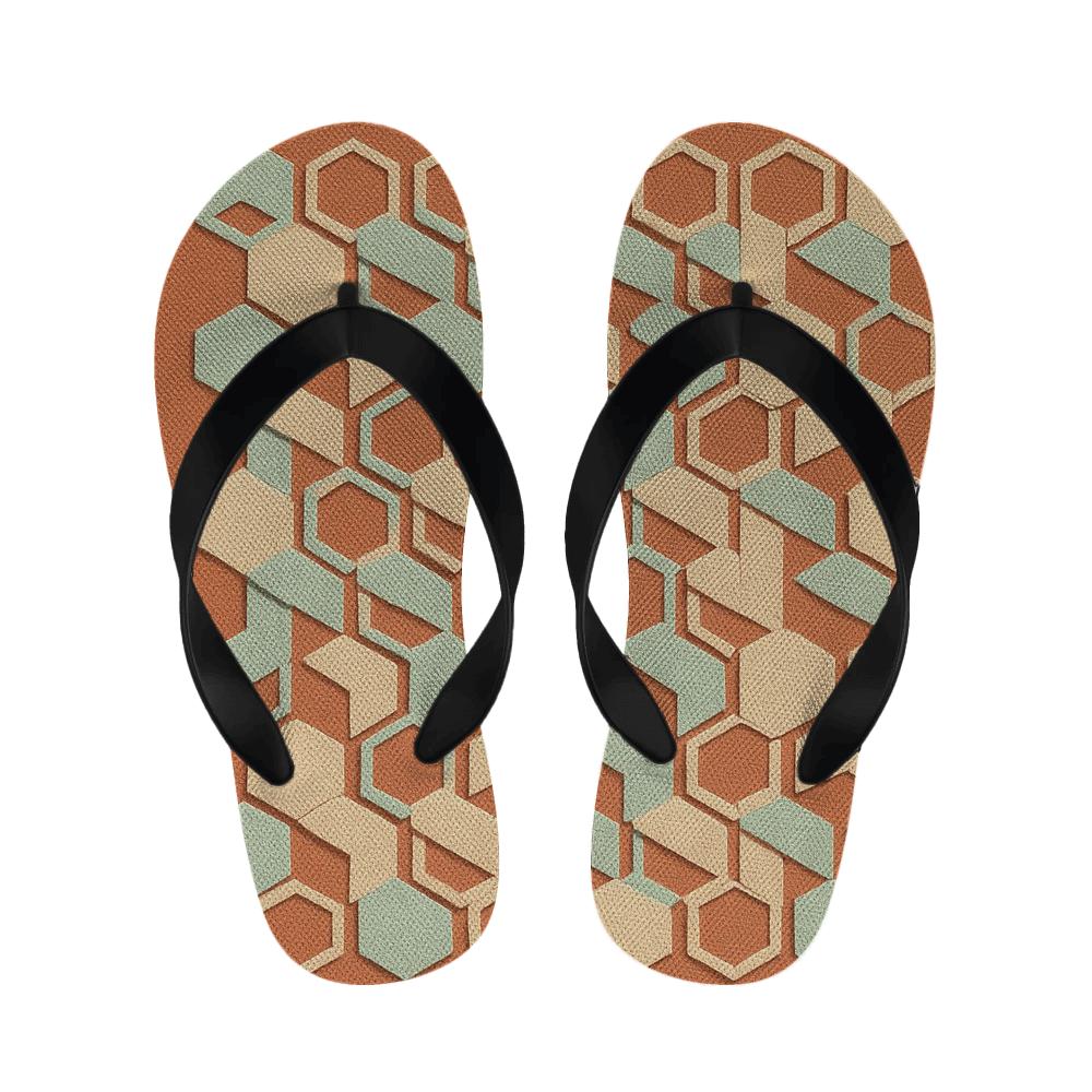 Hex Weave Cascade trendy casual slippers