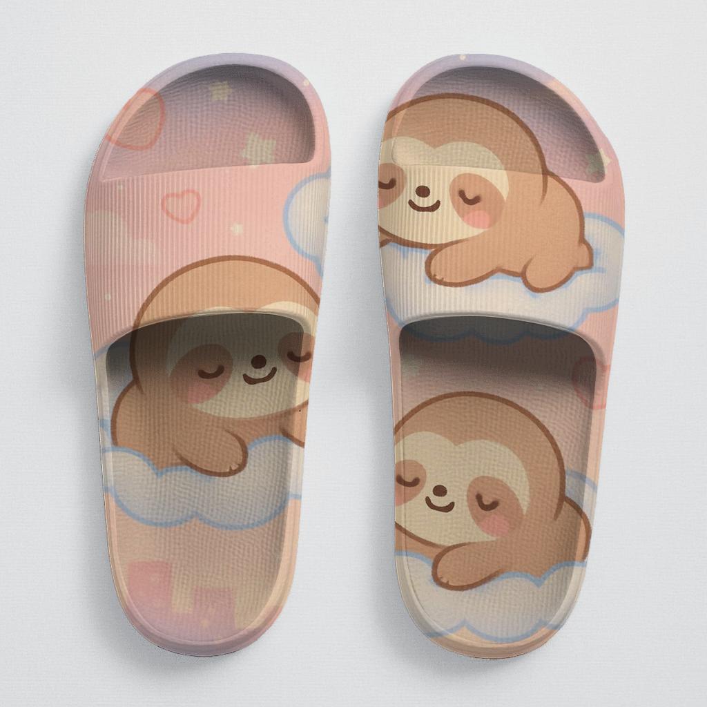 Cotton Cloud Sloth Squad designer logo slides
