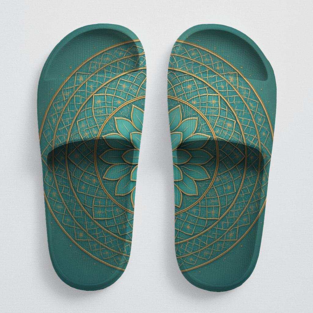 Radial Mosaic Bloom custom slides