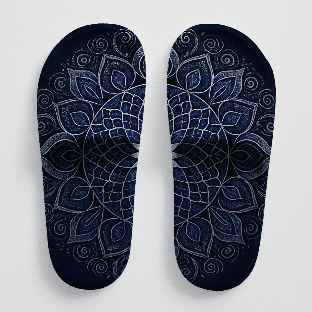Fractal Sunwheel Lattice soft footbed slides