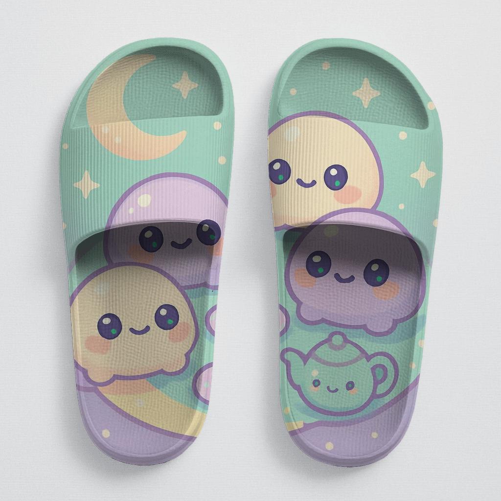 Mochi Moon Picnic comfortable casual slides