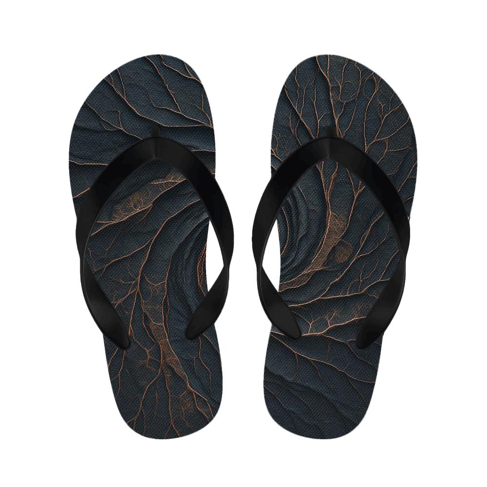 Vortex Vein Lattice warm fleece slippers
