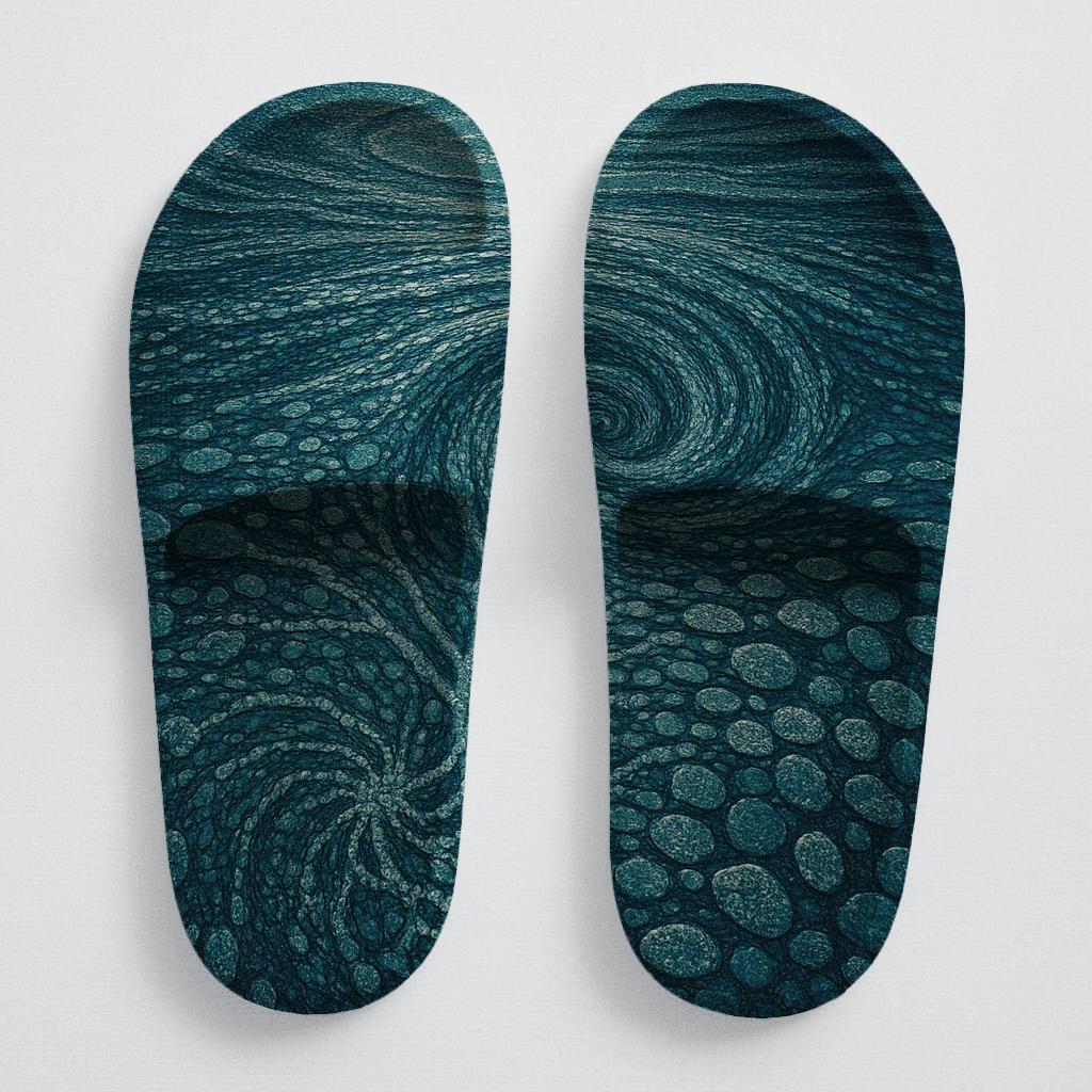 Eddy Lattice sporty rubber slides