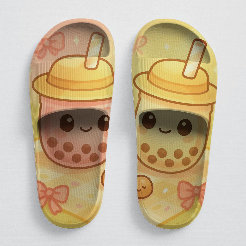 Bubble Tea Buddies unique printed slides