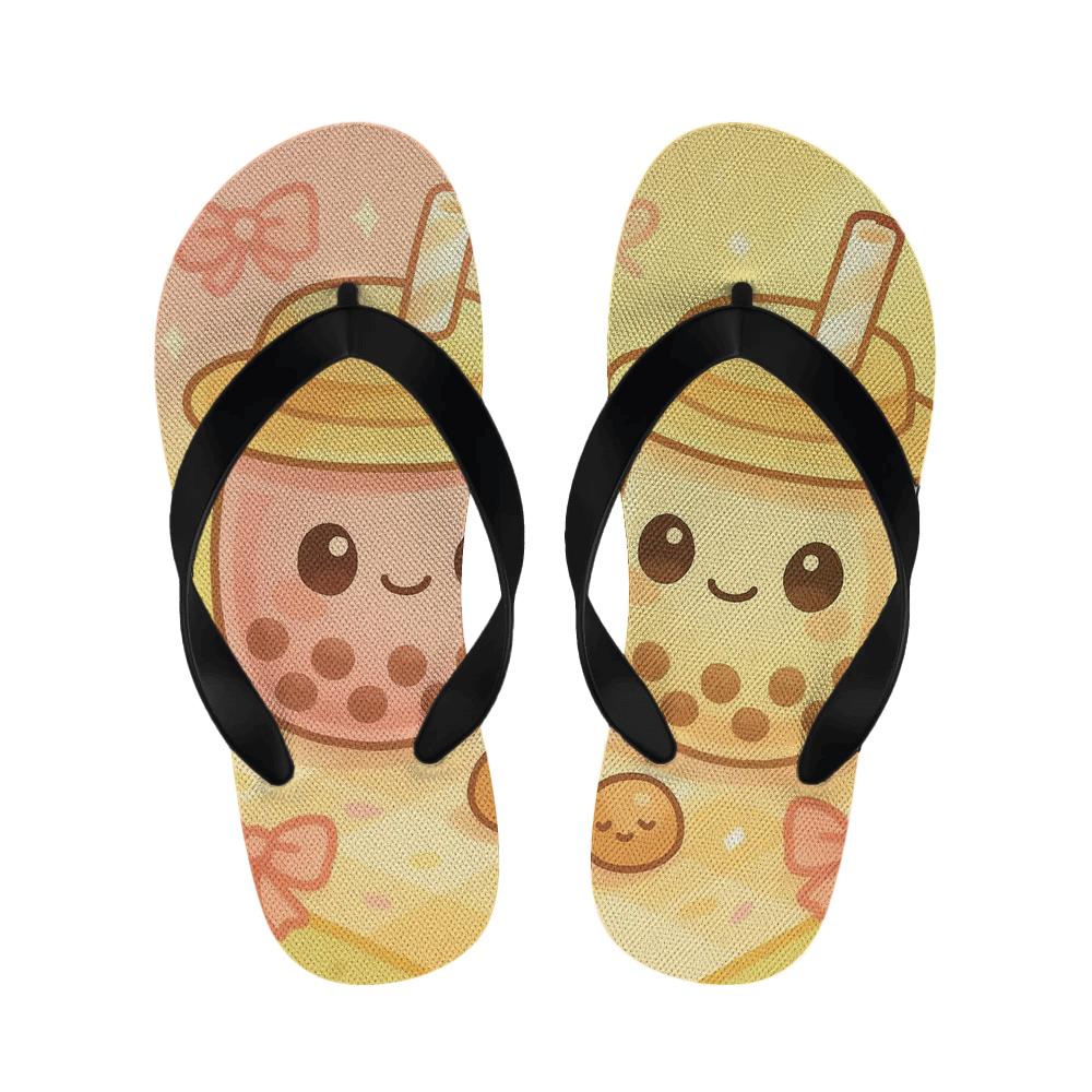 Bubble Tea Buddies stylish house slippers