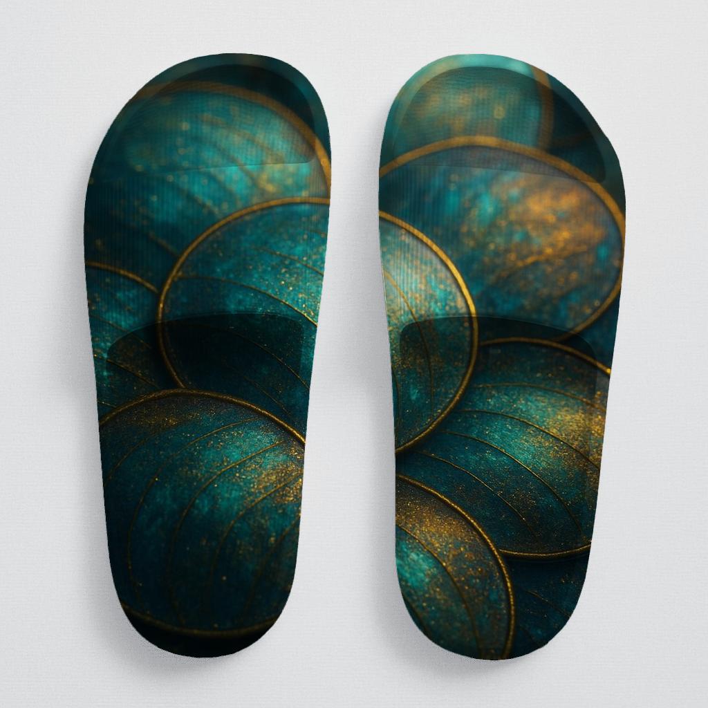 Iridescent Beetle Mosaic designer logo slides