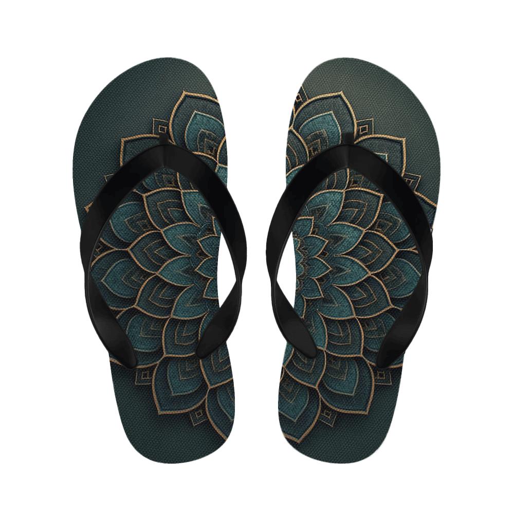 Concentric Petal Engine trendy casual slippers